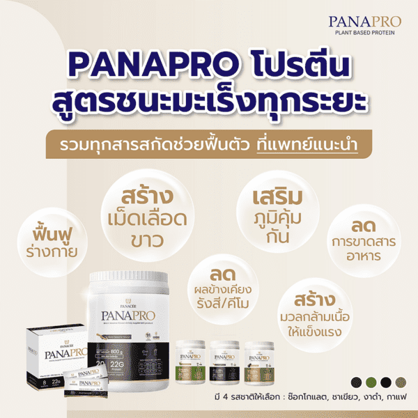 🎁พานาโปร โปรตีนสำหรับผู้ป่วยมะเร็ง